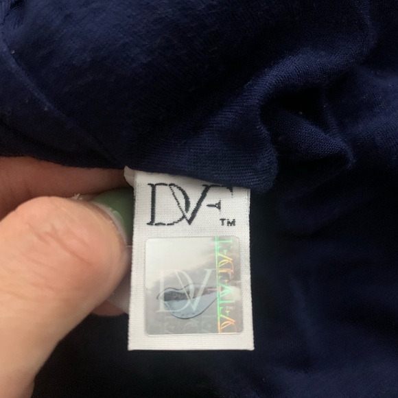 Diane von Furstenberg Zarita navy lace dress size 2 - Picture 7 of 8